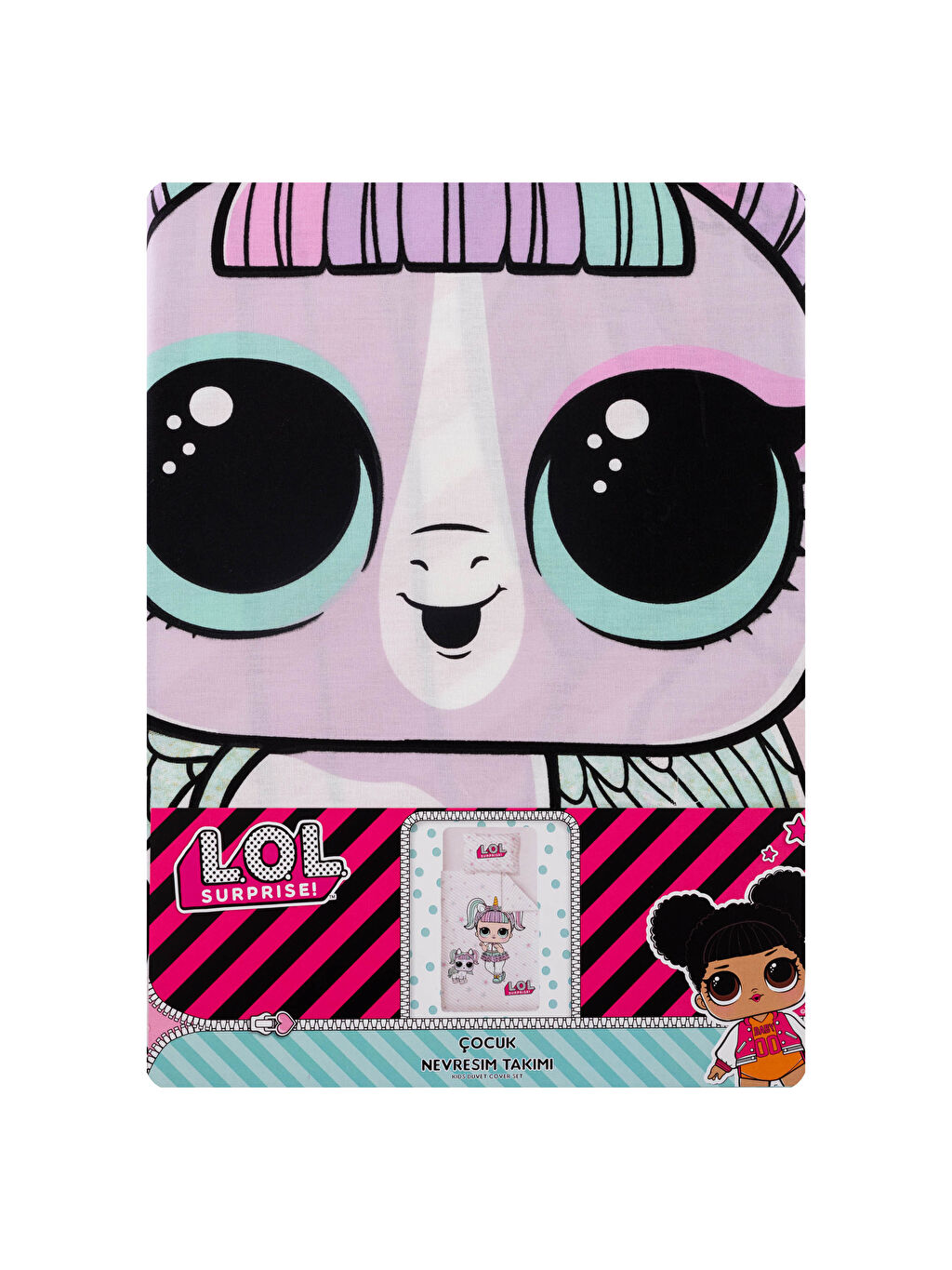 Çok Renkli Lol Lisanslı Dokuma Kız Çocuk Nevresim Takımı Çok Renkli Lol Lisanslı Dokuma Kız Çocuk Nevresim Takımı