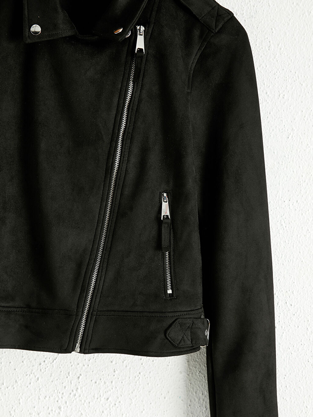 Замшевая короткая куртка -0W0376Z8-CVL