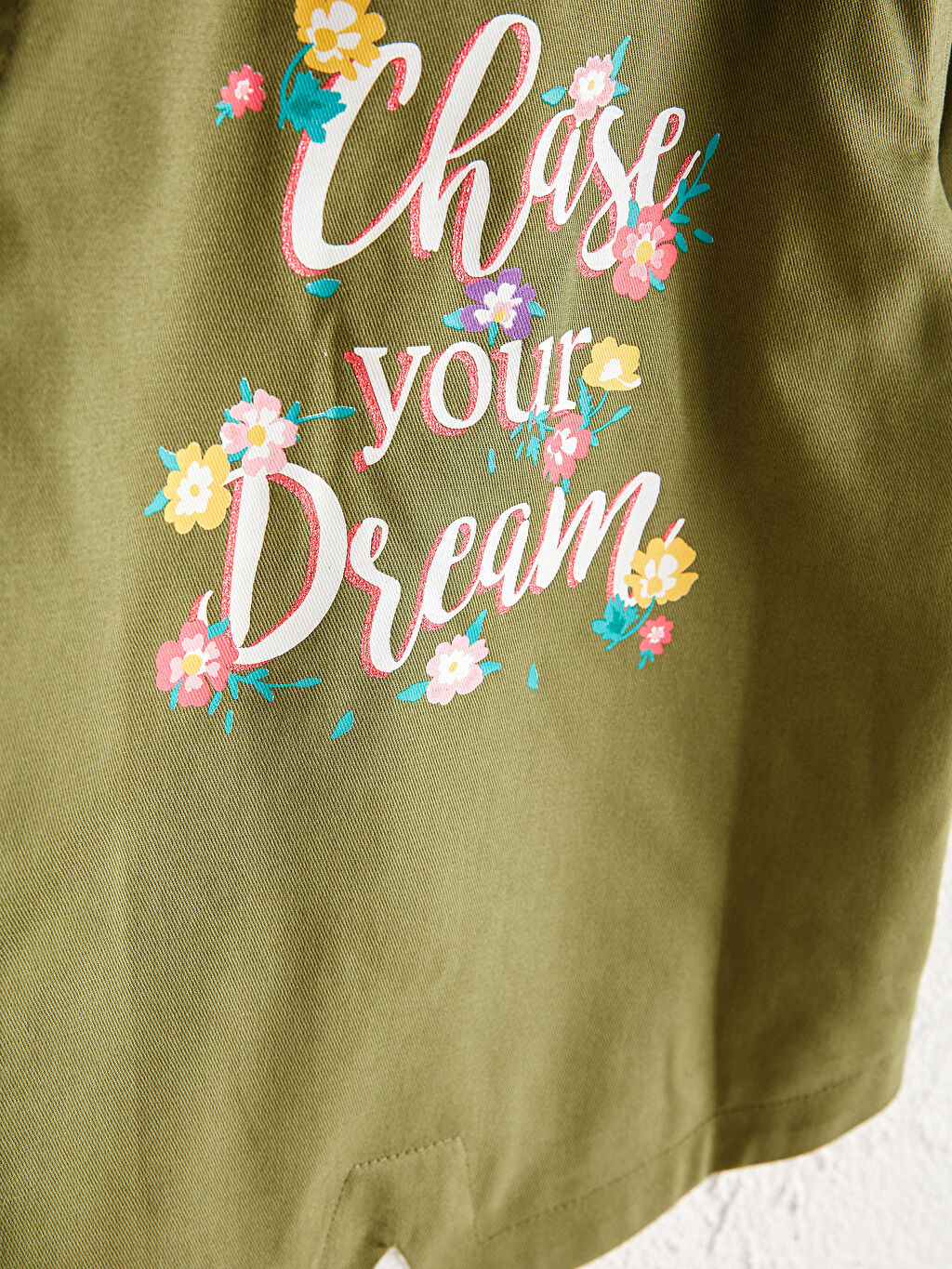 Haki Kız Bebek Fermuar Kapamalı Kaban LC Waikiki Haki Kız Bebek Fermuar Kapamalı Kaban LC Waikiki