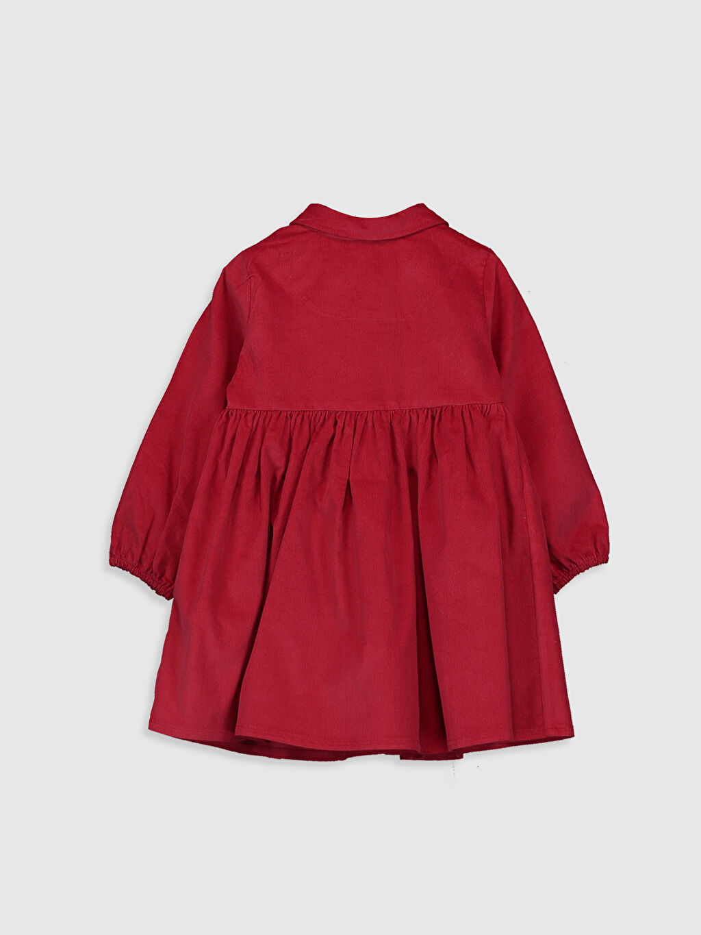 Kirmizi Kiz Bebek Polo Yaka Elbise Lc Waikiki