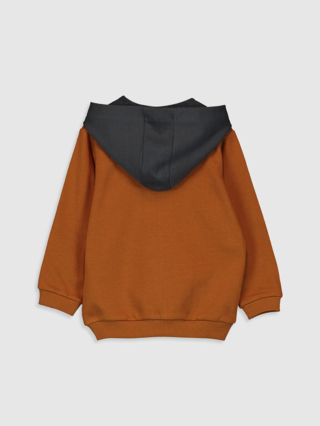 Kahverengi Erkek Bebek Fermuarli Sweatshirt Lc Waikiki