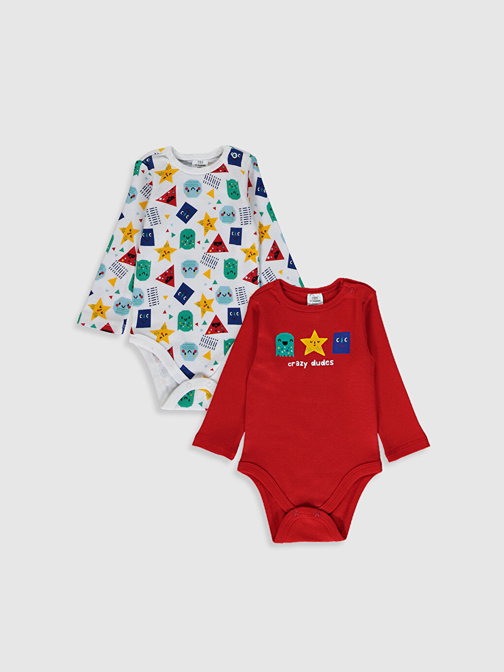 Боди с принтом для малышей-мальчиков, 2 шт -0W3823Z1-HBH