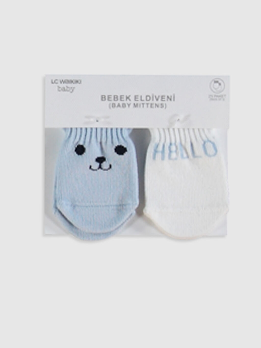 Mavi Erkek Bebek Eldiven 2 Li Lc Waikiki