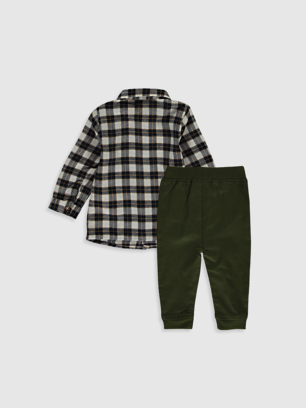 Kahverengi Erkek Bebek Gömlek Ve Pantolon LC Waikiki