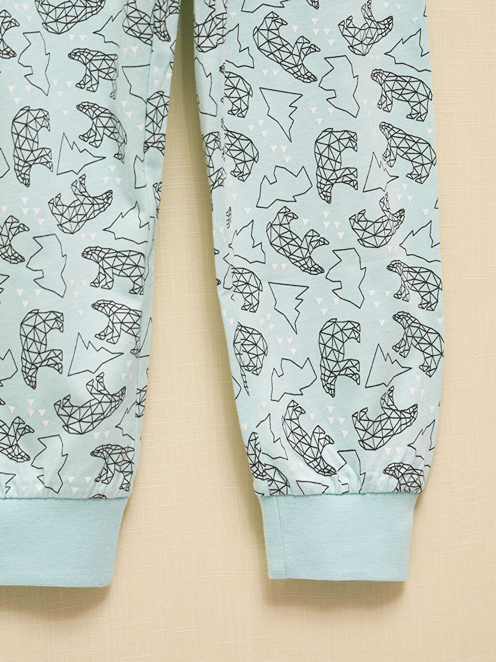 Mavi LCW GREEN Erkek Çocuk Organik Pamuklu Pijama Takımı LC Waikiki