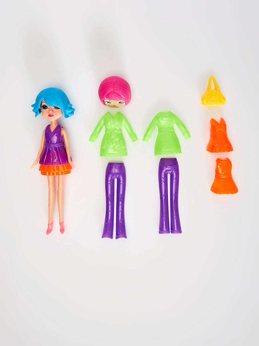 Çok Renkli Kız Çocuk Oyuncak Bebek LC Waikiki