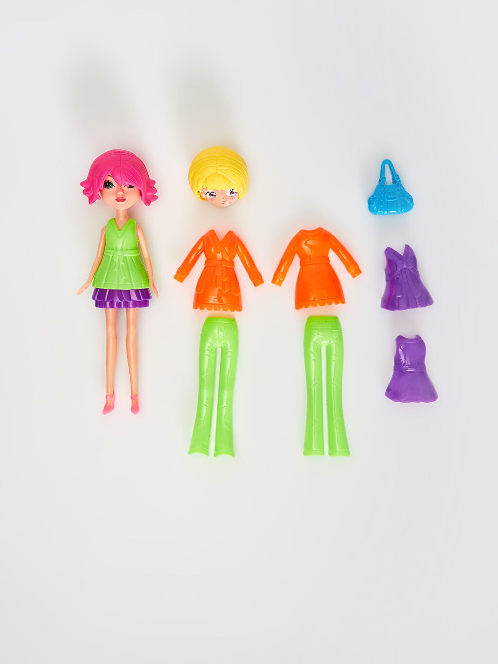 Çok Renkli Kız Çocuk Oyuncak Bebek LC Waikiki