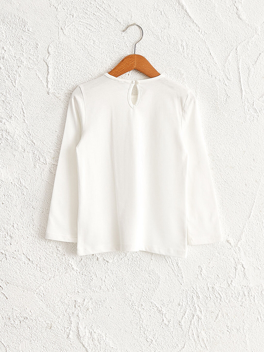 Хлопковая футболка с принтом для девочек -0W9684Z4-FDU