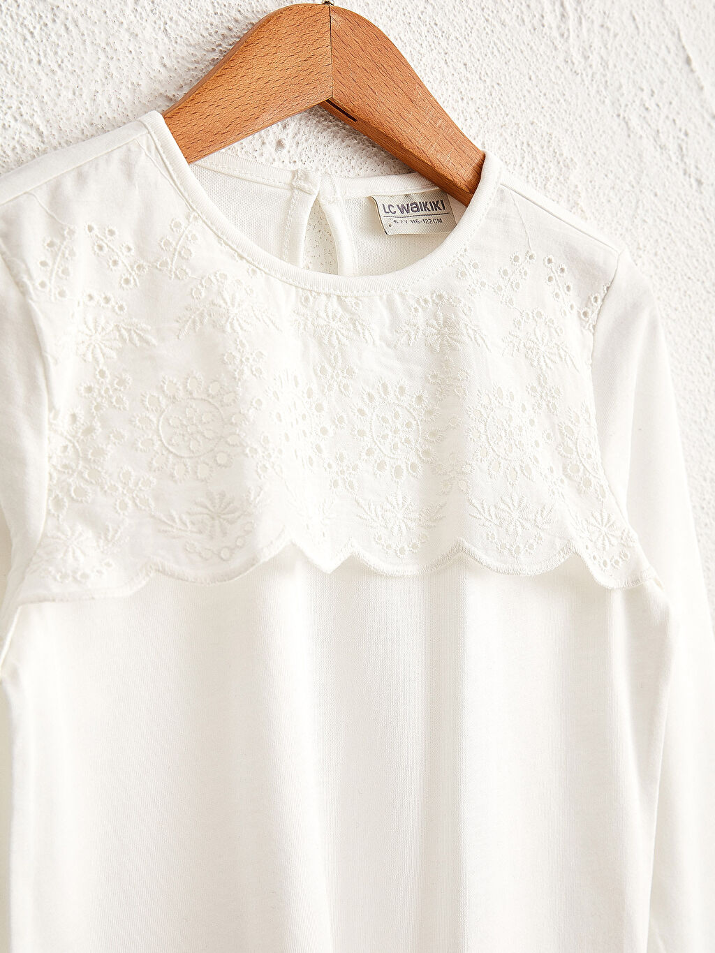 Хлопковая футболка с принтом для девочек -0W9684Z4-FDU