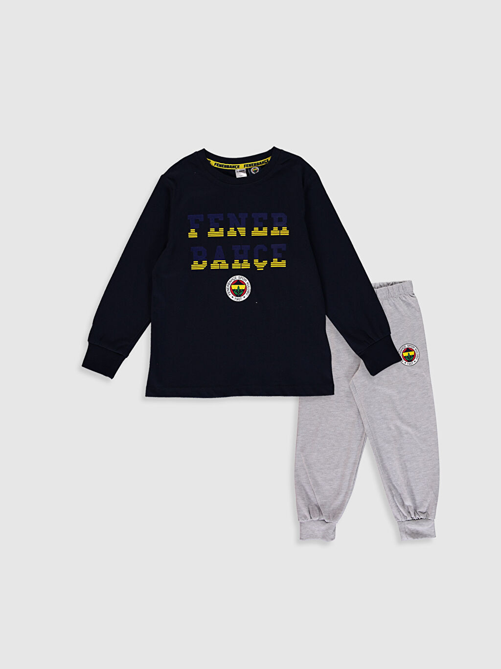 Lacivert Erkek Cocuk Fenerbahce Amblemli Ve Baskili Pijama Takimi Lc Waikiki