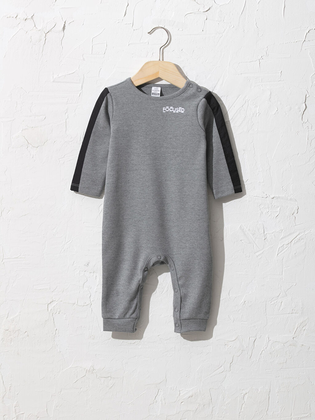 Gri Erkek Bebek Baskılı Tulum LC Waikiki