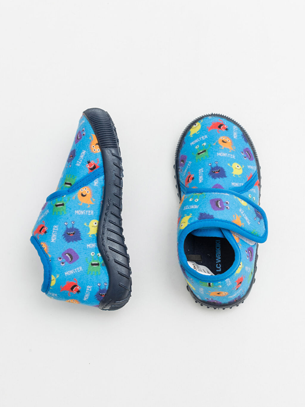 Lacivert Erkek Bebek Cırt Cırtlı Panduf LC Waikiki