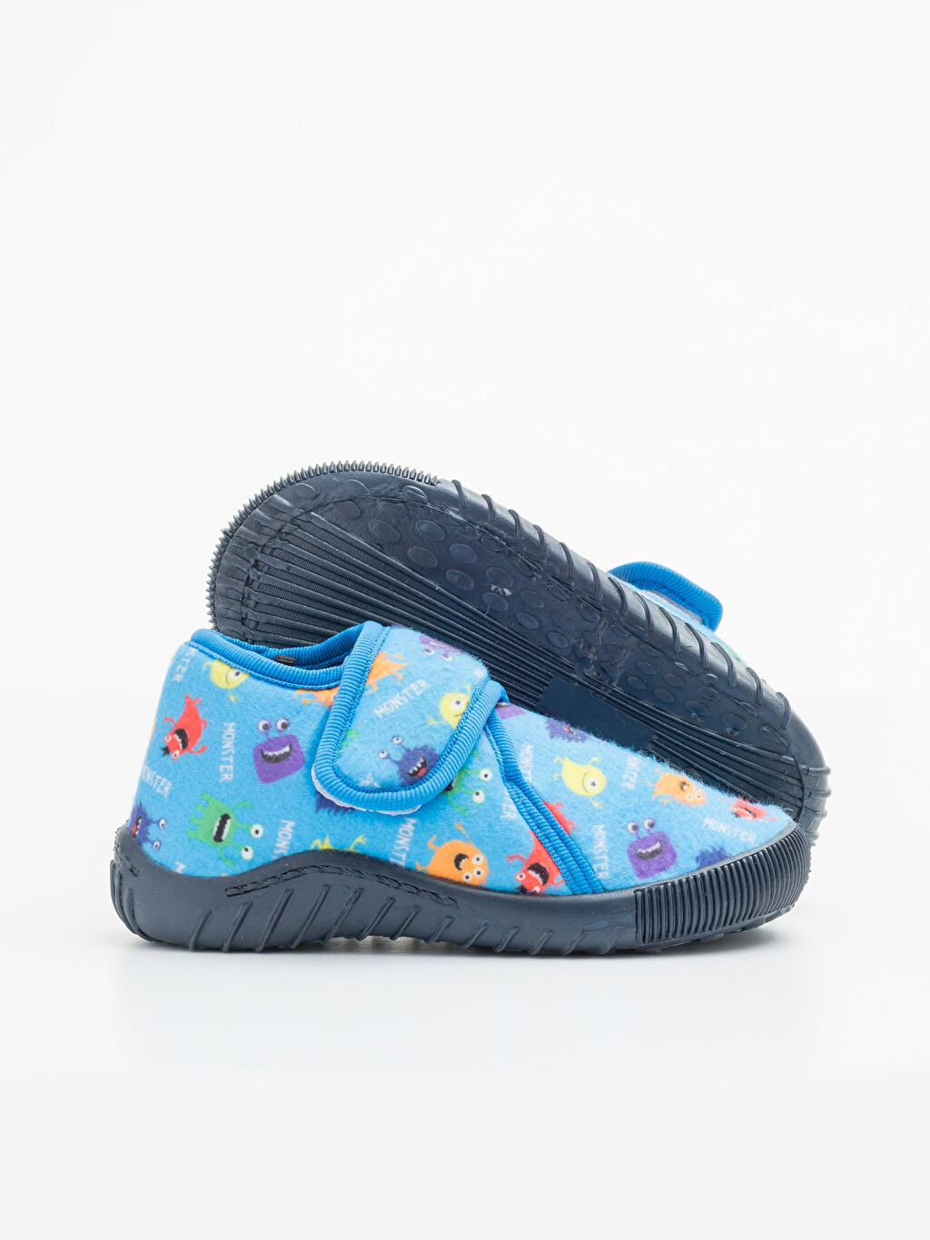 Lacivert Erkek Bebek Cırt Cırtlı Panduf LC Waikiki