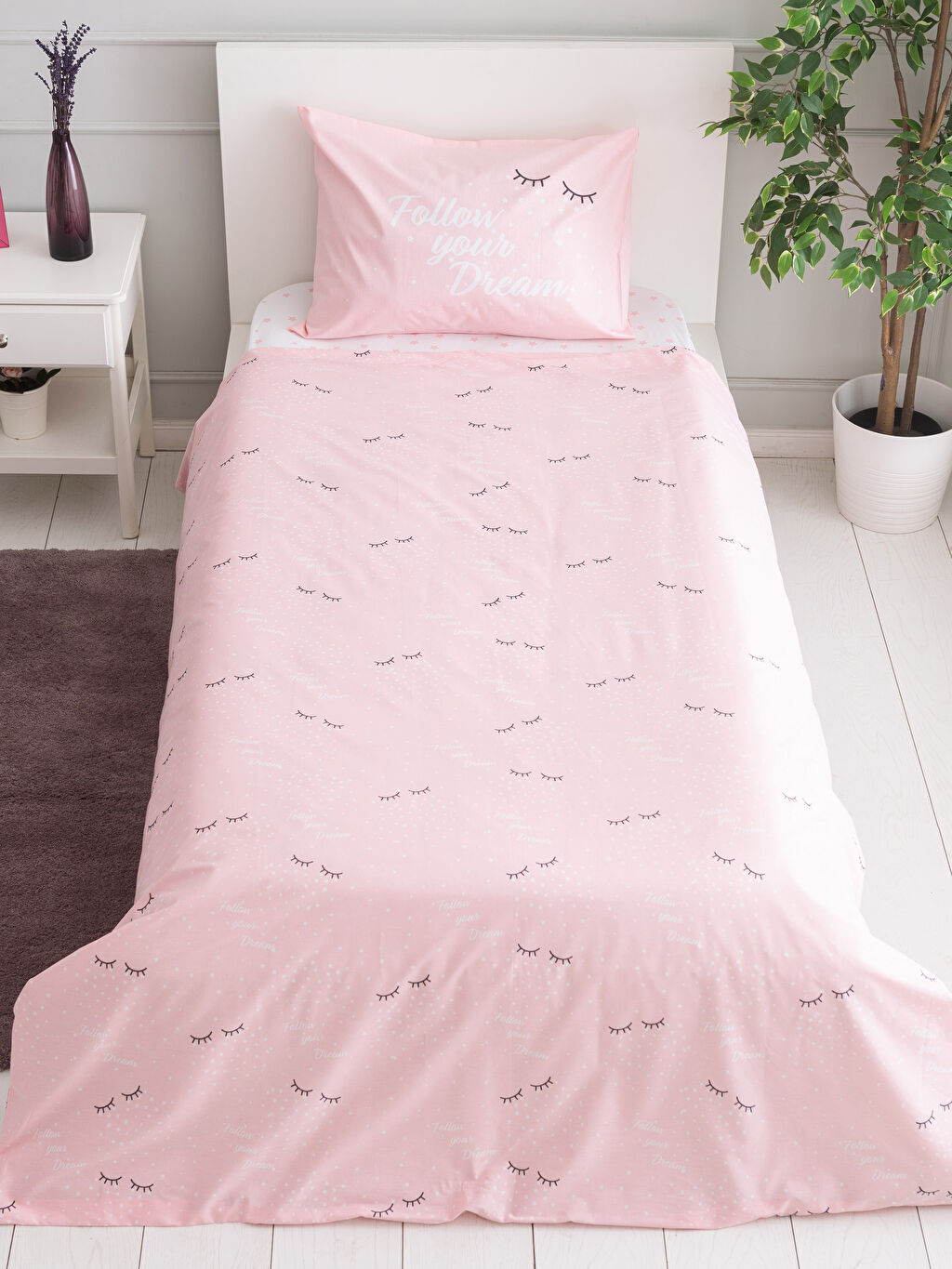 Pembe Çocuk Nevresim Takımı LC Waikiki