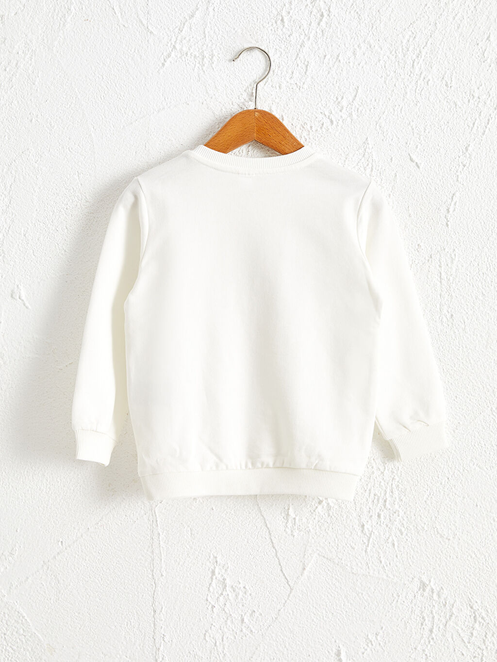 Ekru LCW GREEN Erkek Bebek Organik Pamuklu Sweatshirt LC Waikiki