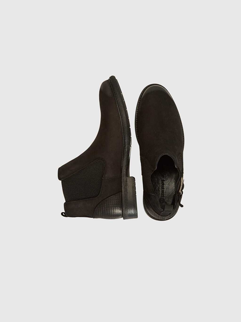 Genuine Leather Rubber Sides Men's Boots -0WBS40Z8-HUC - 0WBS40Z8-HUC - Waikiki