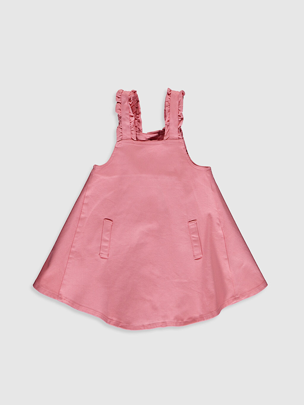 Pembe Kız Bebek Gabardin Elbise LC Waikiki