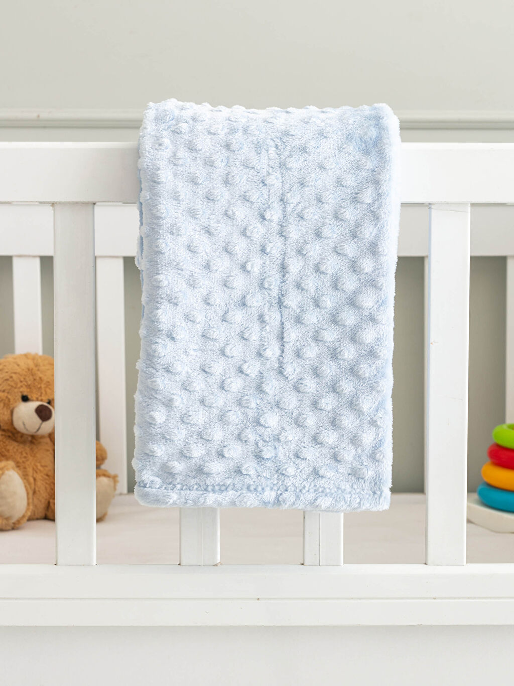 Mavi Well Soft Bebek Battaniye LC Waikiki