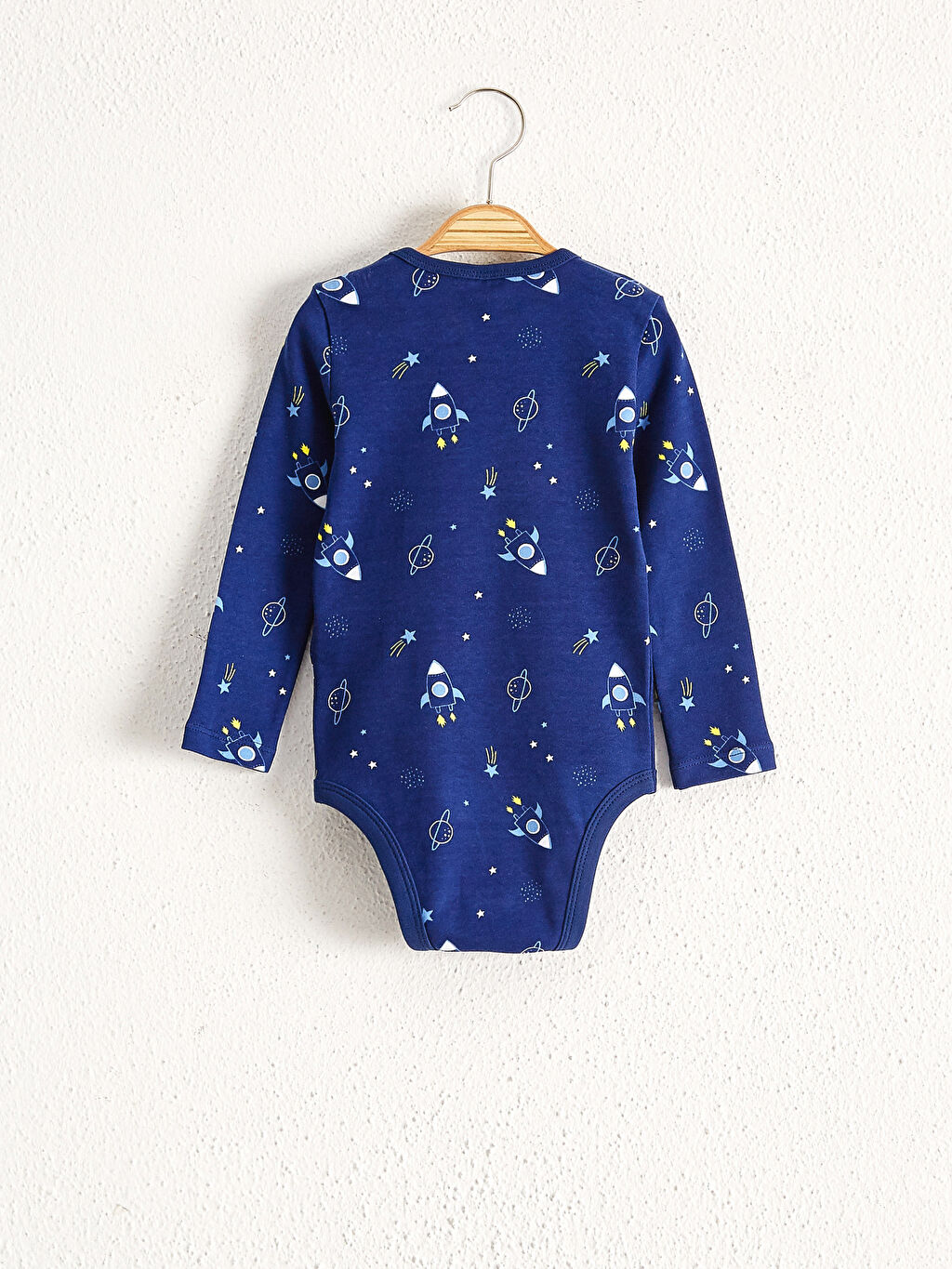 Mavi Erkek Bebek Çıtçıtlı Body 3�lü LC Waikiki