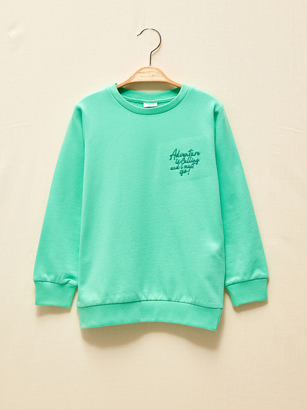 Yeşil LCW GREEN Erkek Çocuk Sweatshirt LC Waikiki