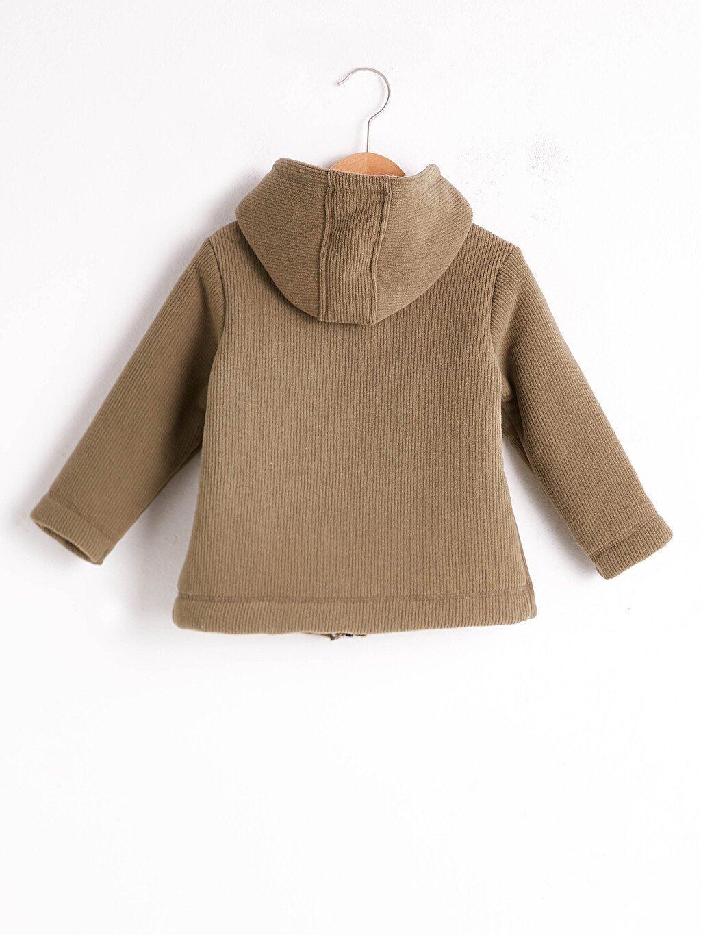 Haki Erkek Bebek Fermuarli Kapusonlu Sweatshirt Lc Waikiki