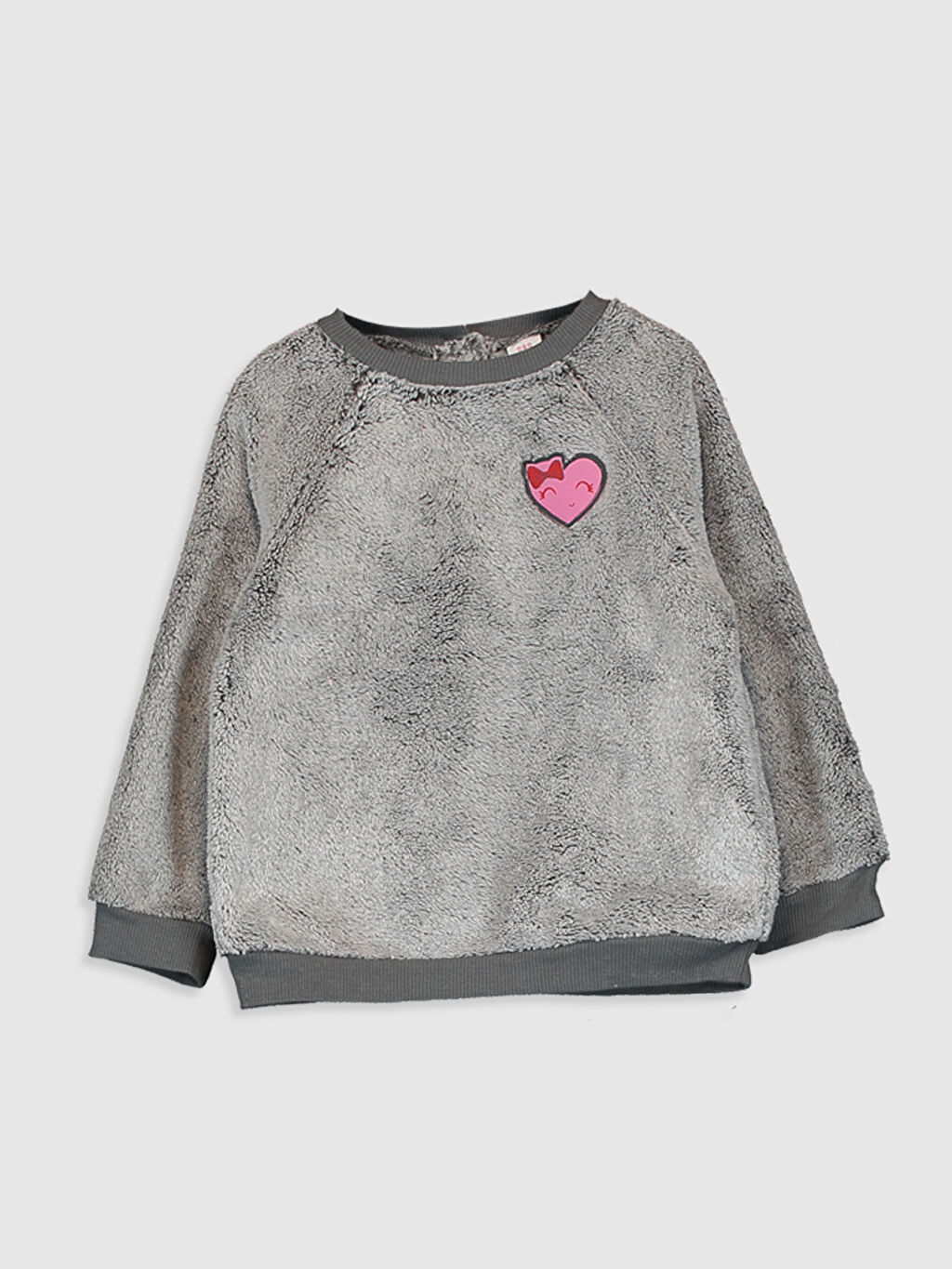 Gri Kız Bebek Sweatshirt LC Waikiki Gri Kız Bebek Sweatshirt LC Waikiki