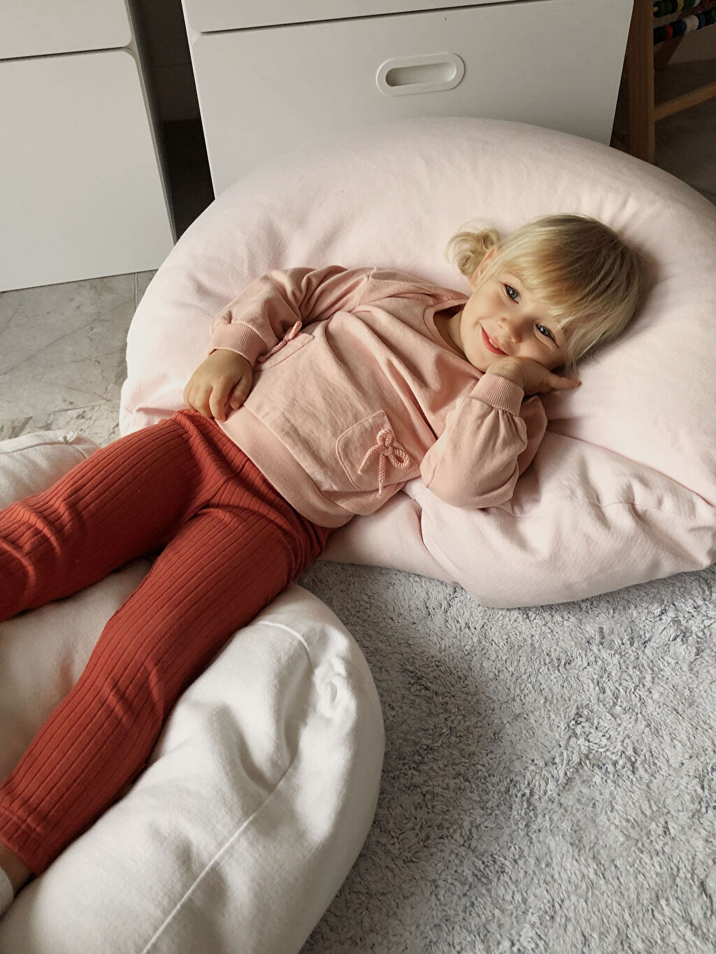 Pembe LCW GREEN Kız Bebek Organik Sweatshirt LC Waikiki