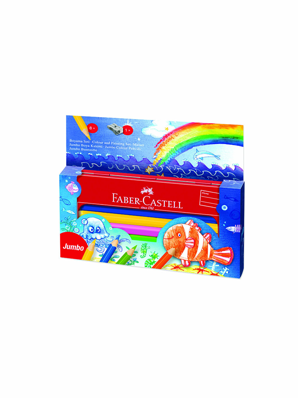 Cok Renkli Faber Castell Boya Kalemi Metal Hediye Seti Lc Waikiki