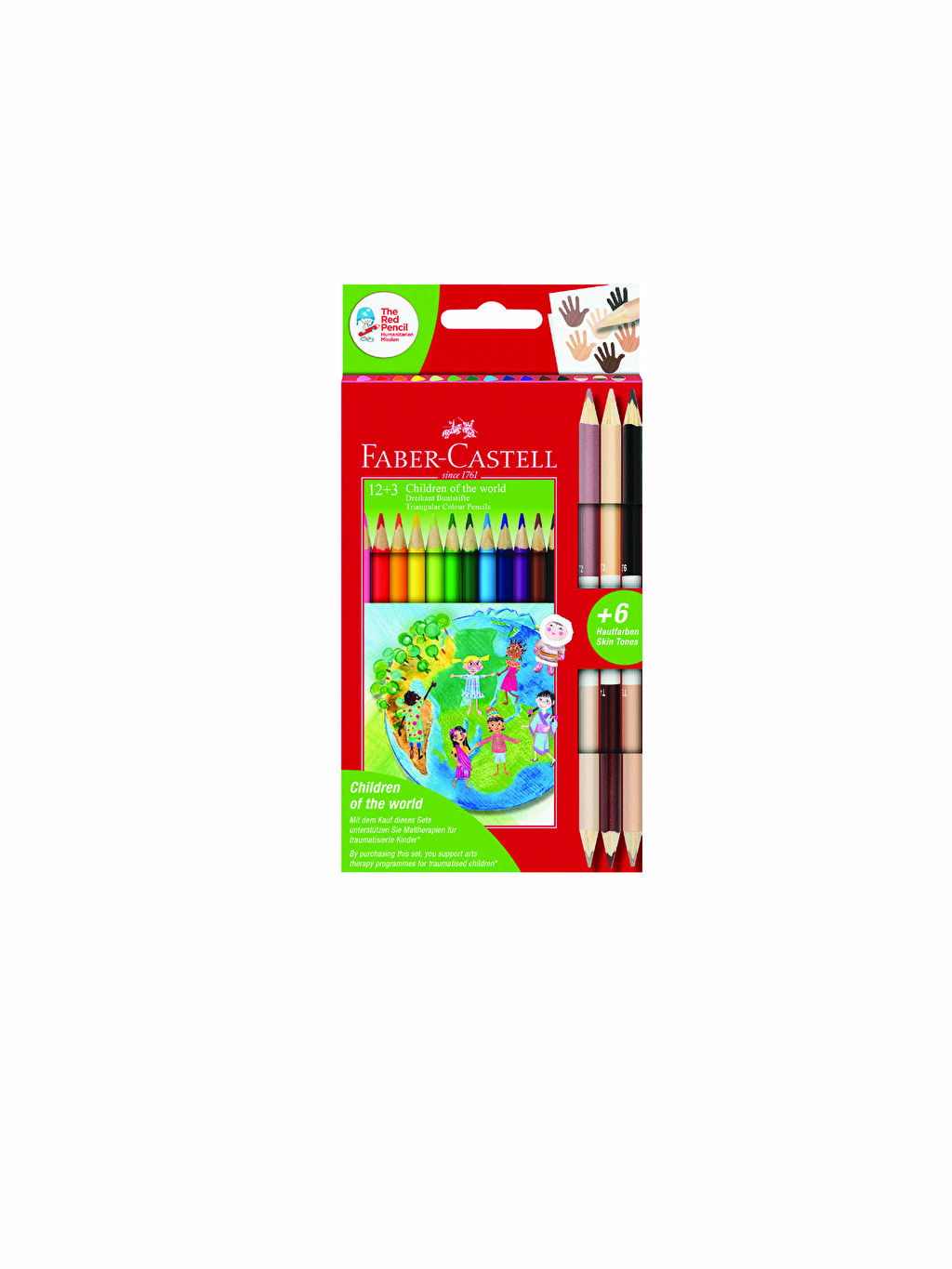 Cok Renkli Faber Castell Dunya Cocuklari Ucgen Boya Kalemi 12 3 Bicolor Lc Waikiki