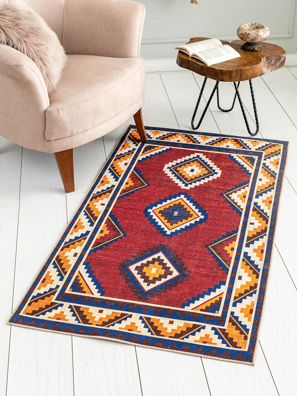 cok renkli desenli bohem hali 0wft49z8 f9c lc waikiki