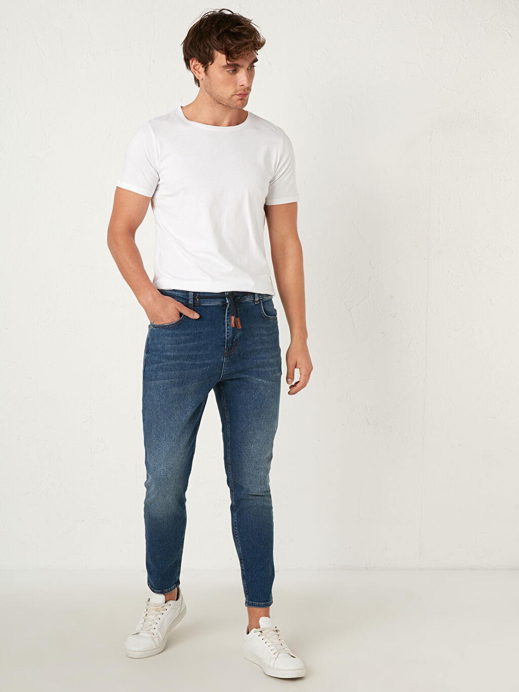Lc Waikiki Erkek Gri Esnek Kumas Dar Kalip Chino Pantolon 6k1277z8 Trendyol