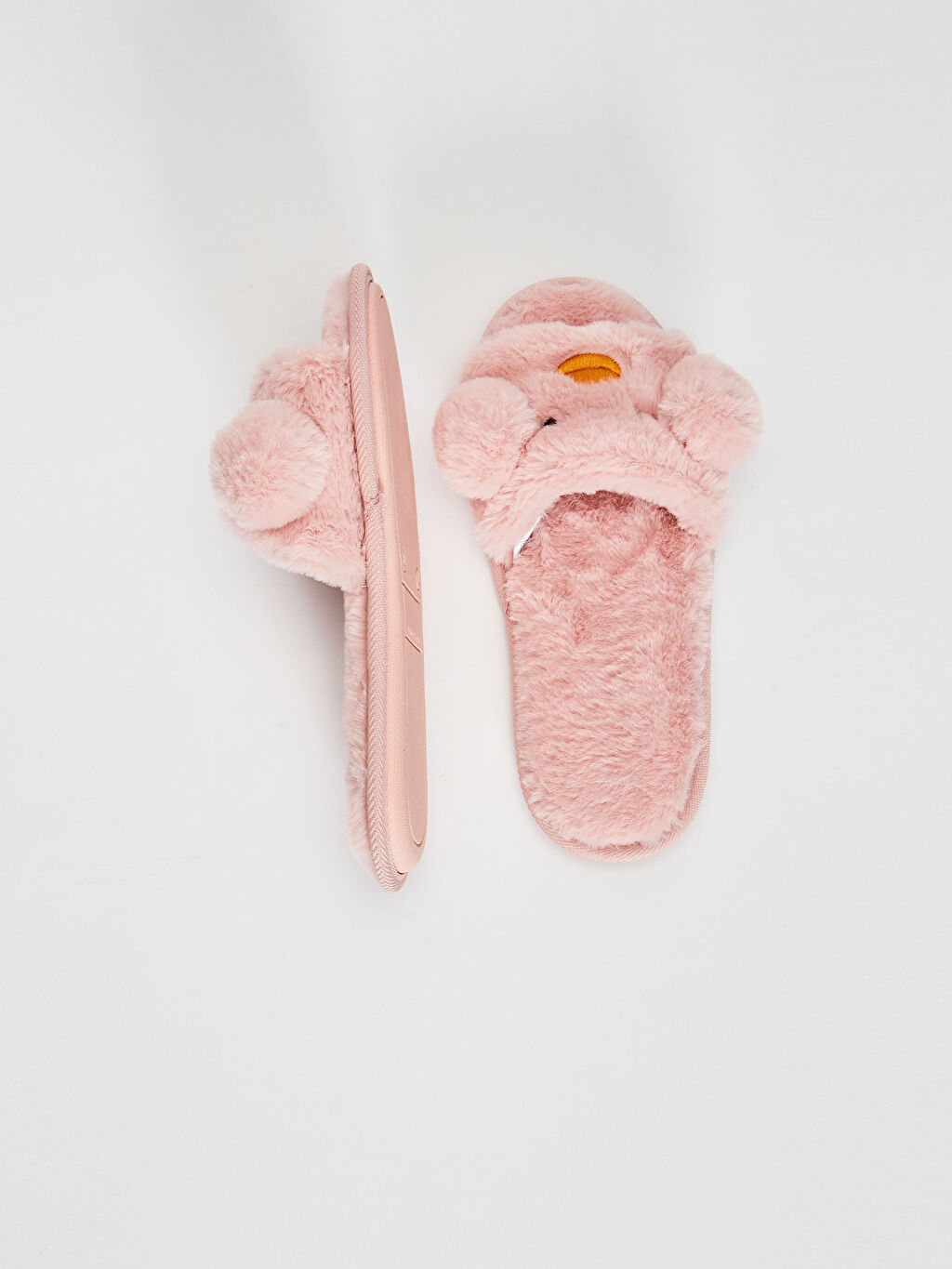 Pembe Kadın Peluş Ev Terliği LC Waikiki