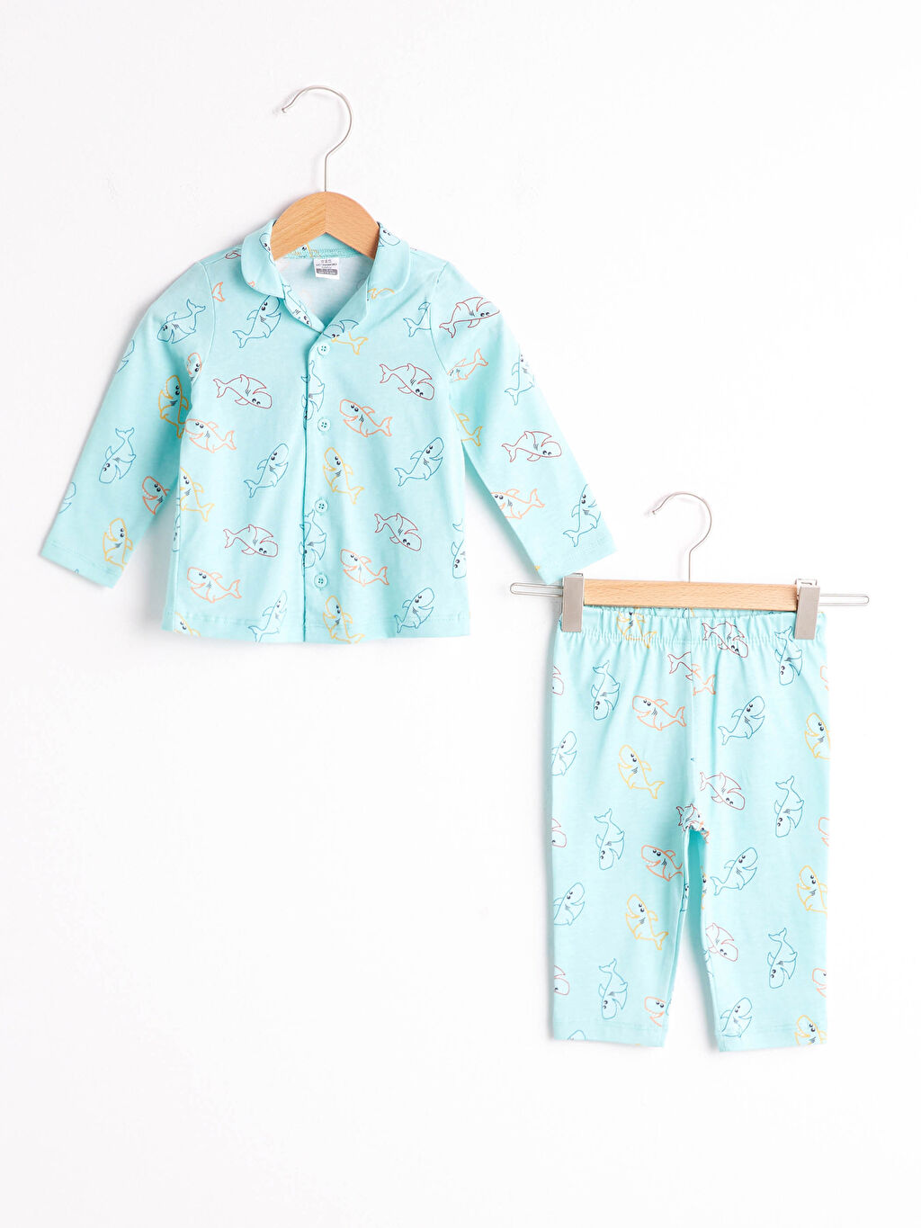 Yesil Erkek Bebek Pamuklu Pijama Takimi Lc Waikiki