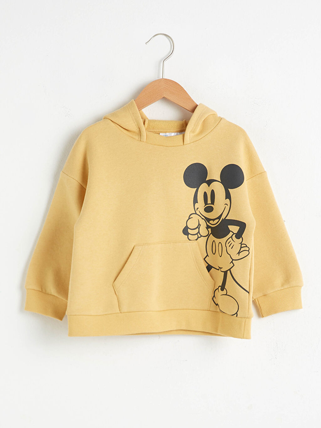 Sari Erkek Bebek Mickey Mouse Baskili Sweatshirt Lc Waikiki