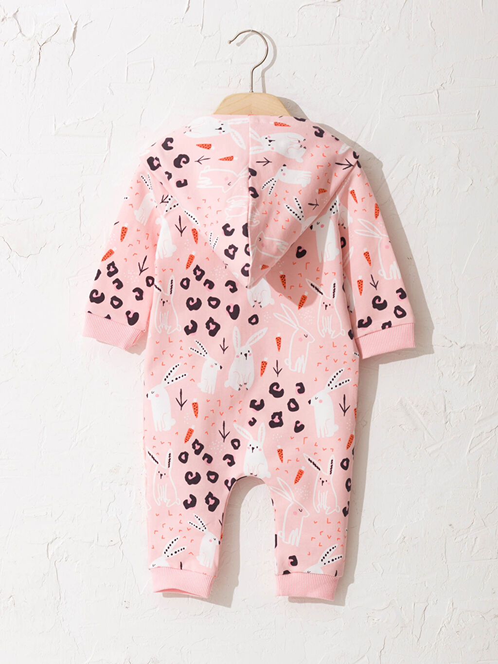 Pembe Kız Bebek Fermuarlı Tulum LC Waikiki