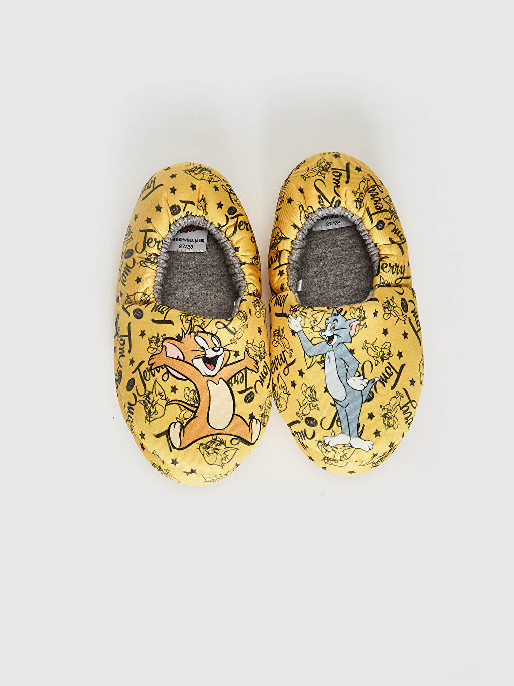 Turuncu Erkek Çocuk Tom ve Jerry Baskılı Ev Terliği LC Waikiki