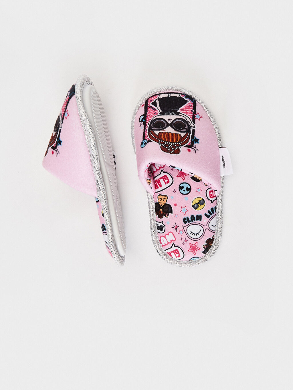 Pembe Kız Çocuk Lol Lisanslı Ev Terliği LC Waikiki