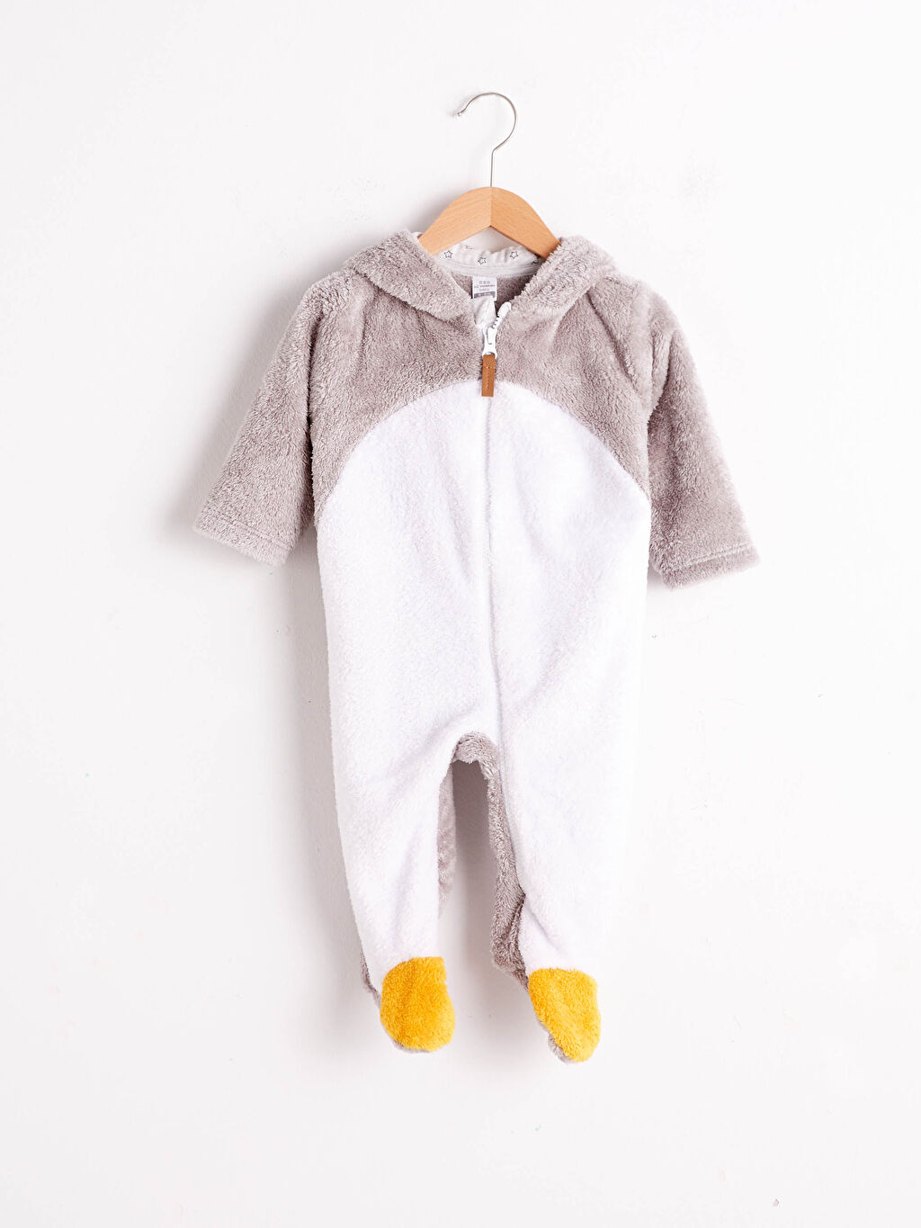 Gri Erkek Bebek Fermuarlı Tulum LC Waikiki