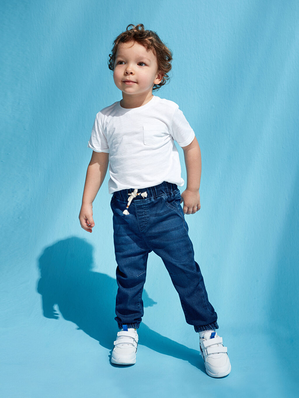 İndigo LCW GREEN Erkek Bebek Jean Jogger Pantolon LC Waikiki