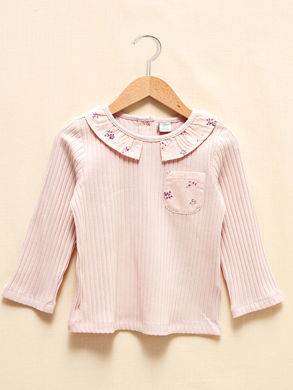 Pembe LCW GREEN Kız Bebek Organik Pamuklu Tişört LC Waikiki