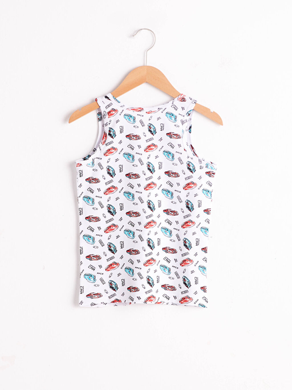 Kırmızı Erkek Çocuk Baskılı Pamuklu Atlet LC Waikiki