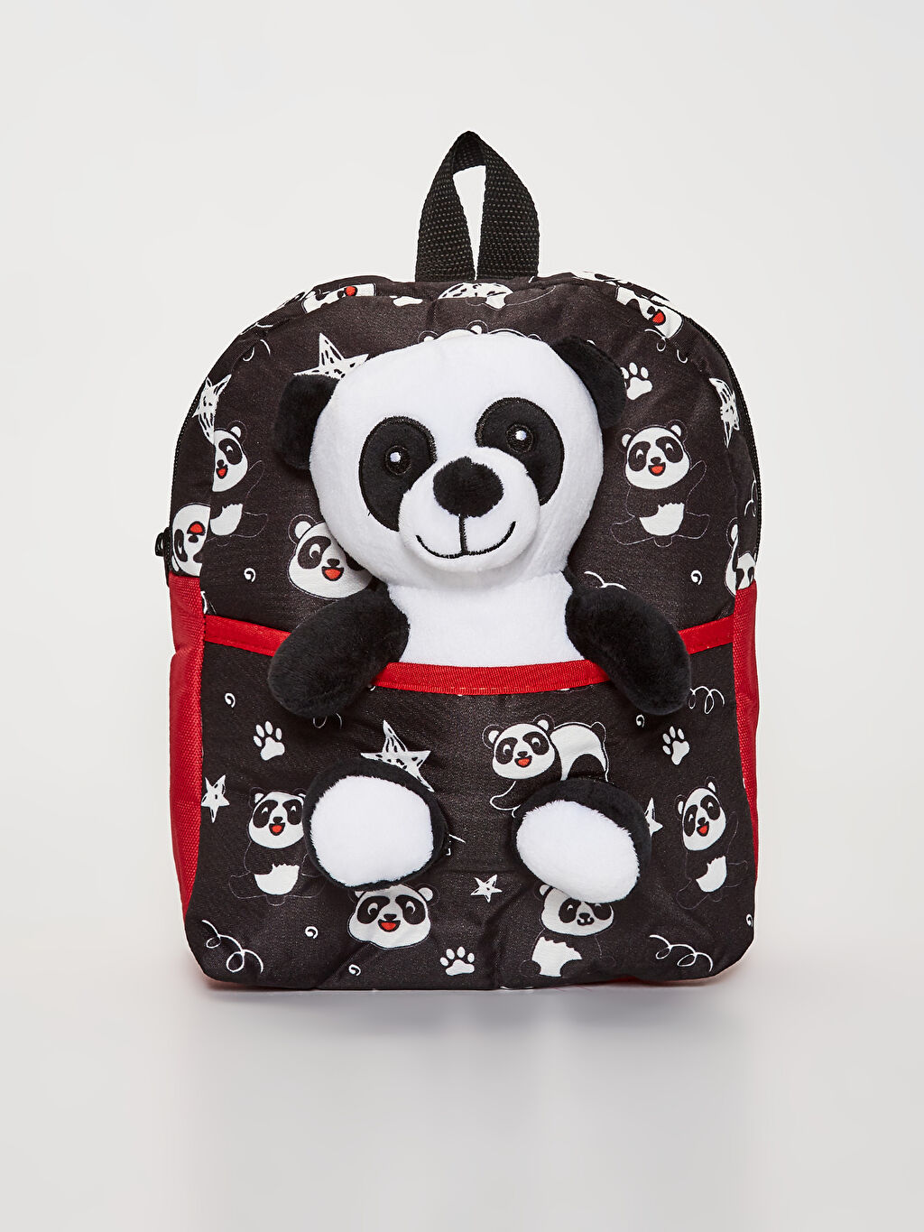 Siyah Erkek Çocuk Pelüş Sırt Çantası LC Waikiki