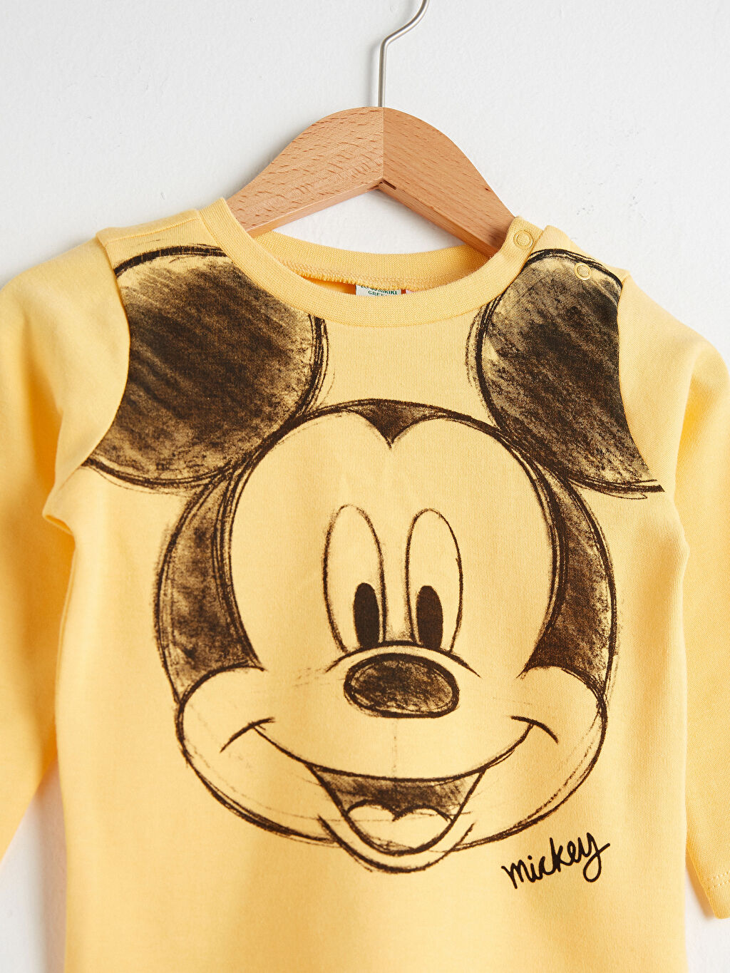 Turuncu LCW GREEN Erkek Bebek Organik Pamuklu Mickey Mouse