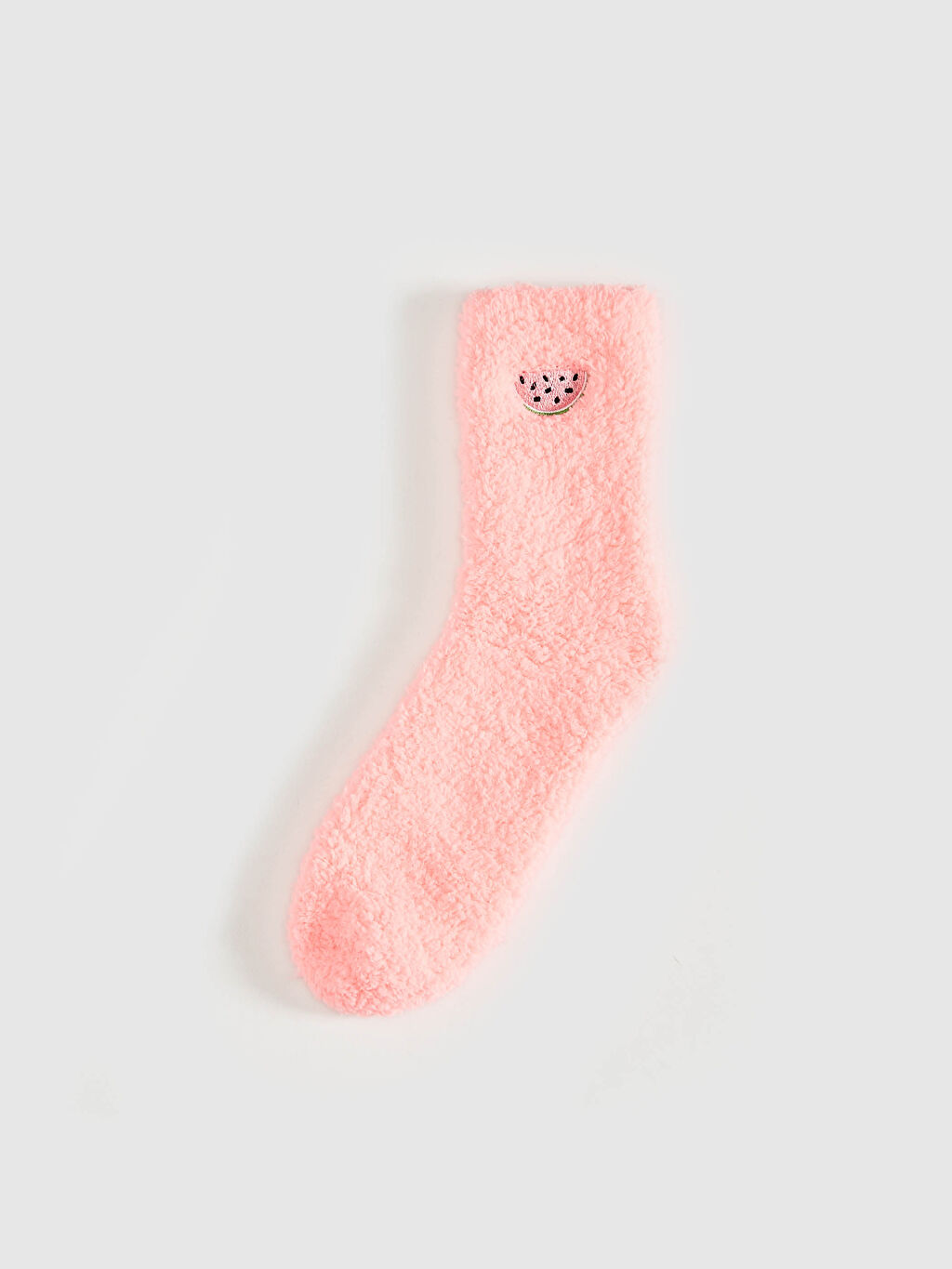 Pembe Meyve Nakışlı Ev Çorabı LC Waikiki