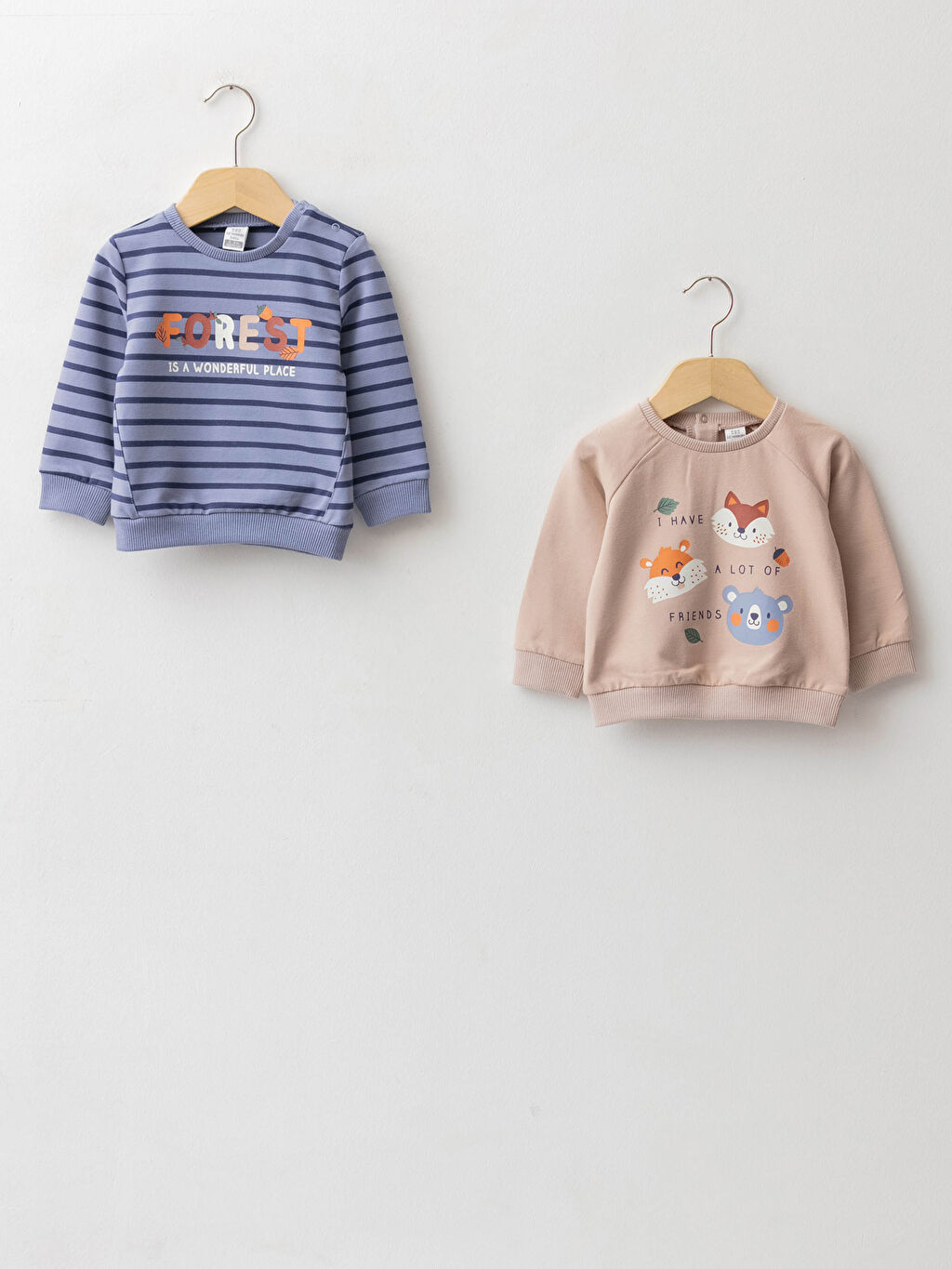 Lila Bisiklet Yaka Uzun Kollu Baskili Pamuklu Erkek Bebek Sweatshirt 2 Li Wz1 Rnt Lc Waikiki Lila Bisiklet Yaka Uzun Kollu Baskili Pamuklu Erkek Bebek Sweatshirt 2 Li Wz1 Rnt Lc Waikiki