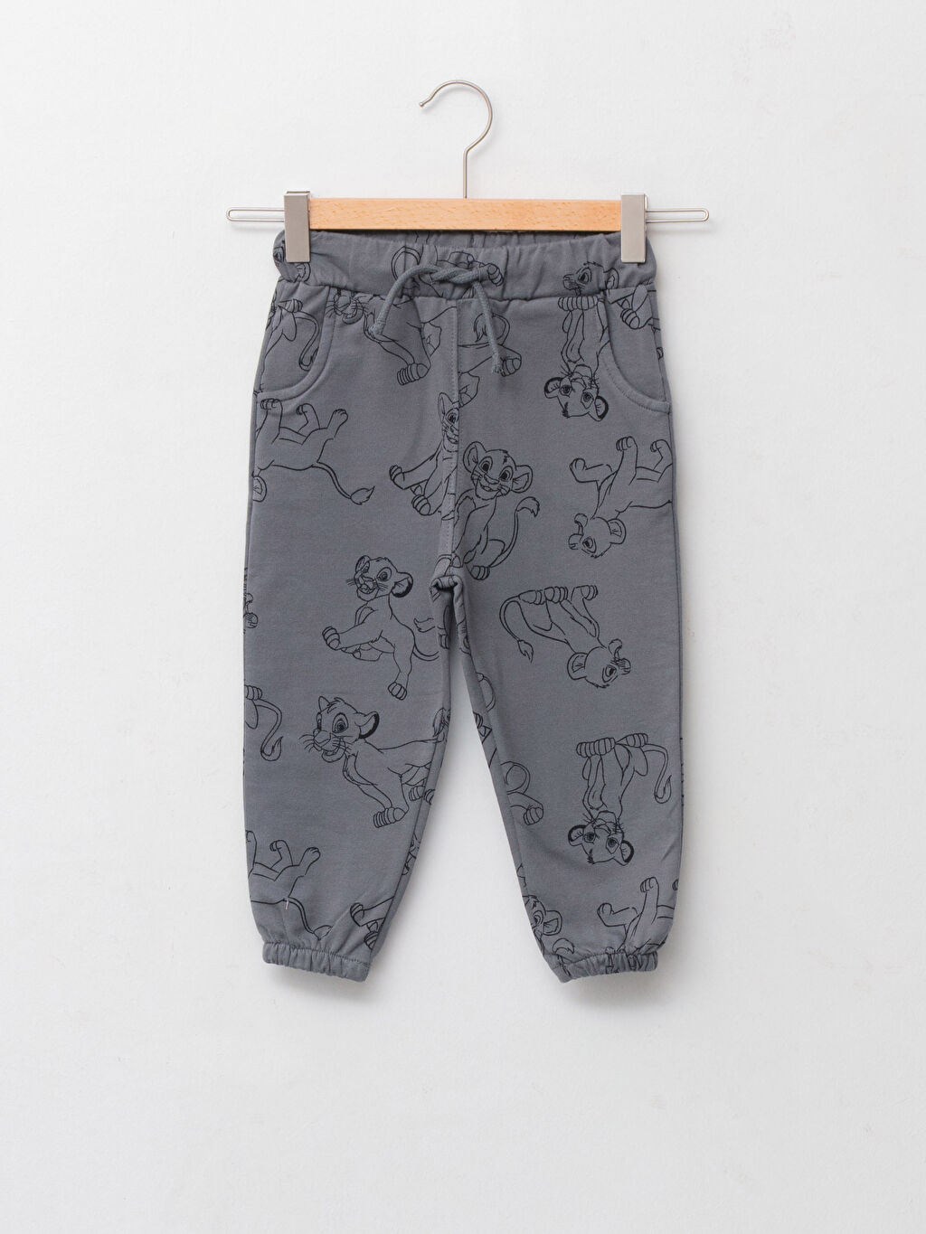 Elastic Waist Never King Printed Baby Boy Jogger Tracksuit Bottom