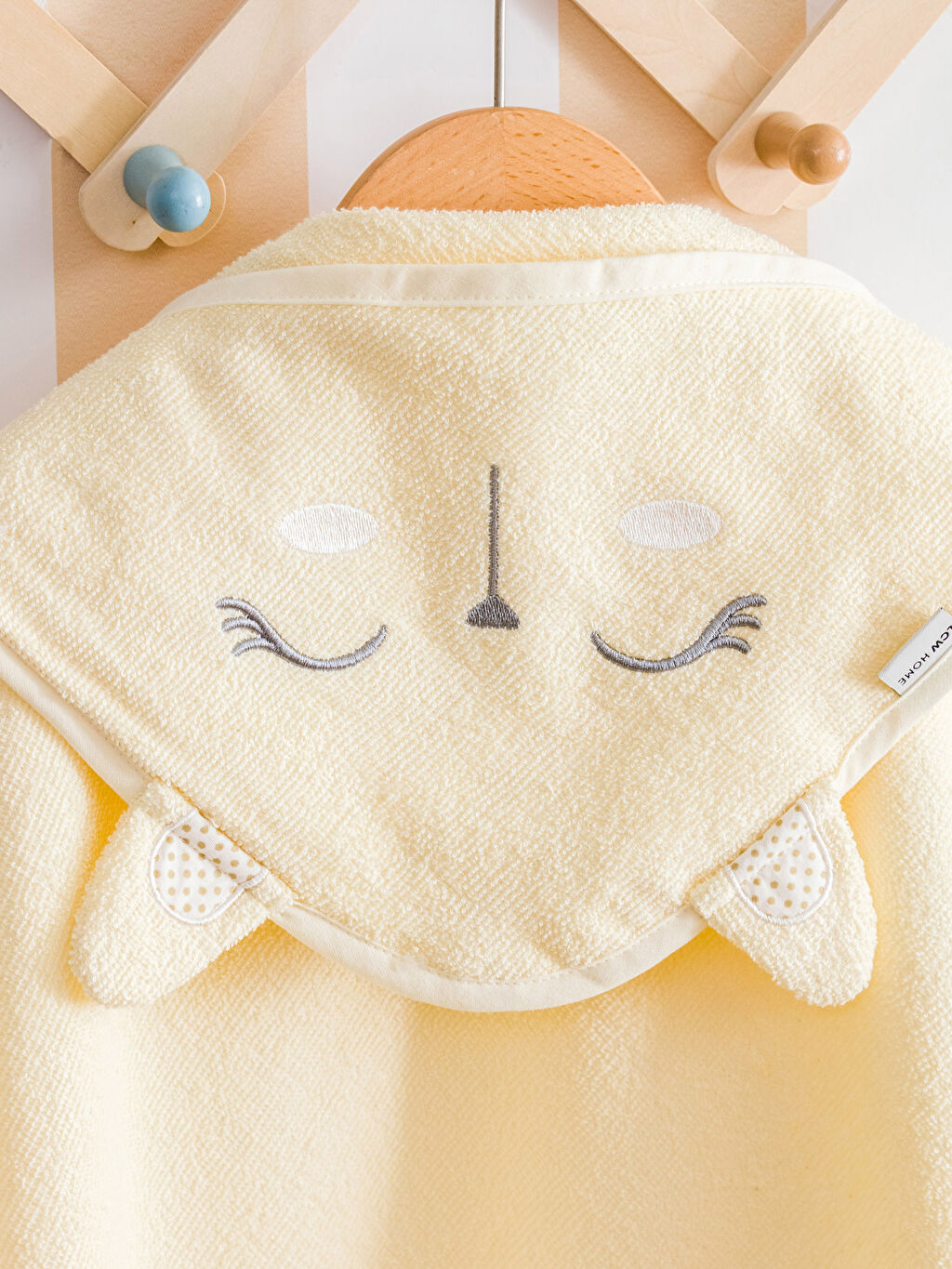 Embroidered Cotton Baby Bath Towel 75x75 Cm W2HU36Z1FQJ W2HU36Z1