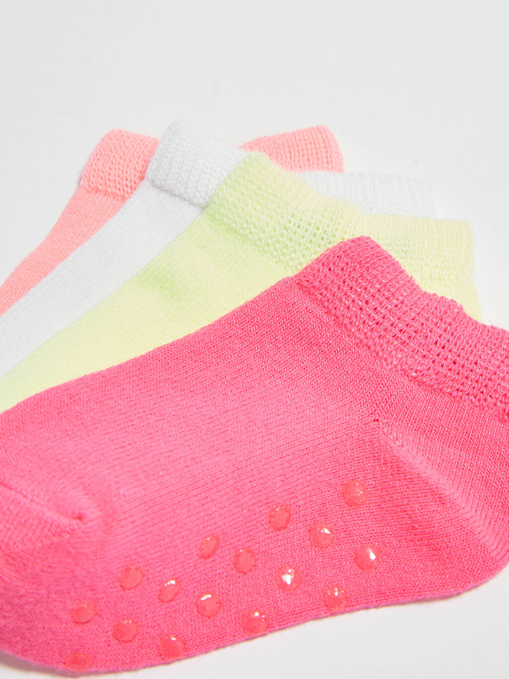 Pembe Basic Kız Bebek Patik Çorap 4�lü LC Waikiki