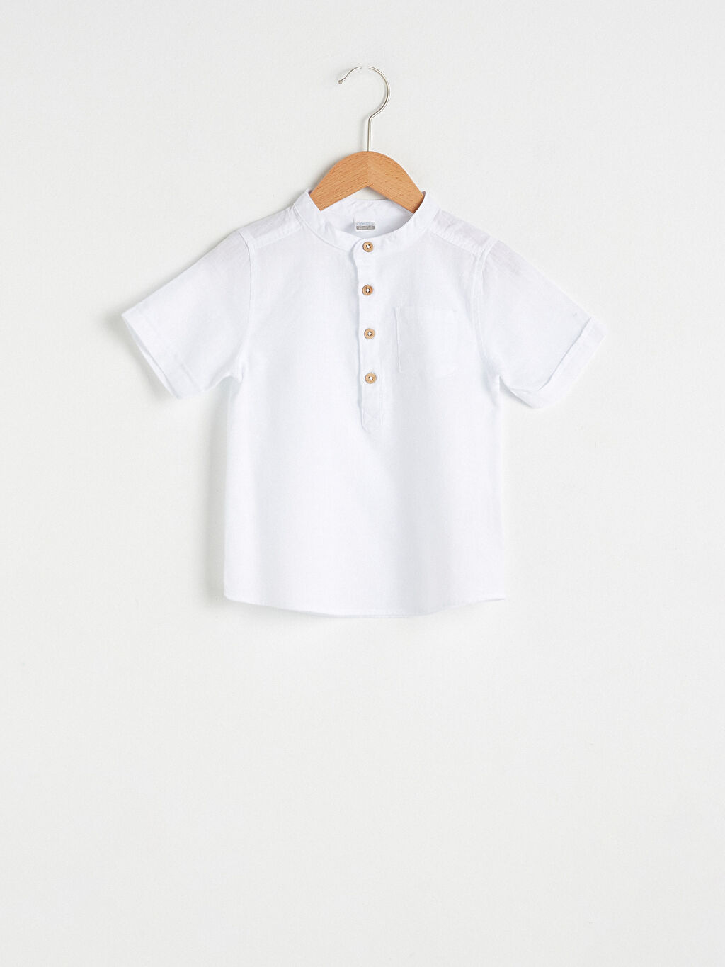 Beyaz Erkek Bebek Poplin Gömlek LC Waikiki