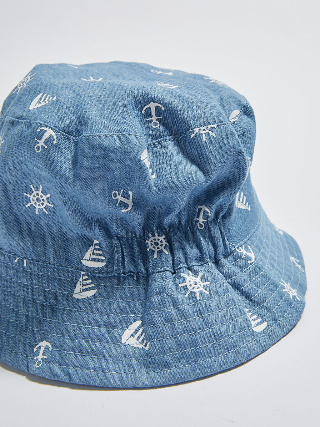 Mavi Desenli Erkek Bebek Şapka LC Waikiki Mavi Desenli Erkek Bebek Şapka LC Waikiki